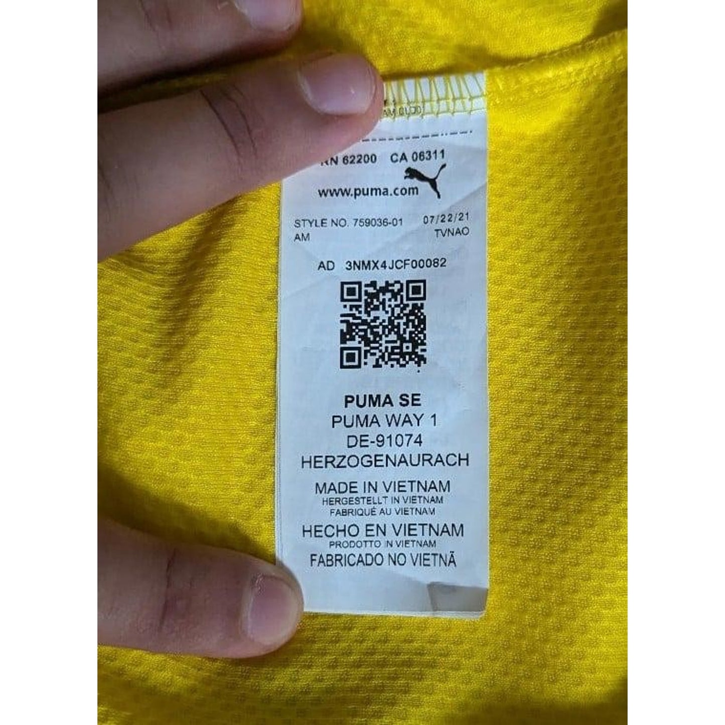 Borussia Dortmund 2021-22 Home Erling Haaland Soccer Jersey BVB Authentic Puma