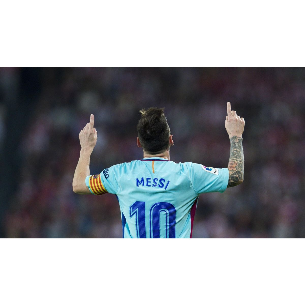 FC Barcelona 2017-18 Away Messi Jersey - Men XL - Vaporknit Player Version