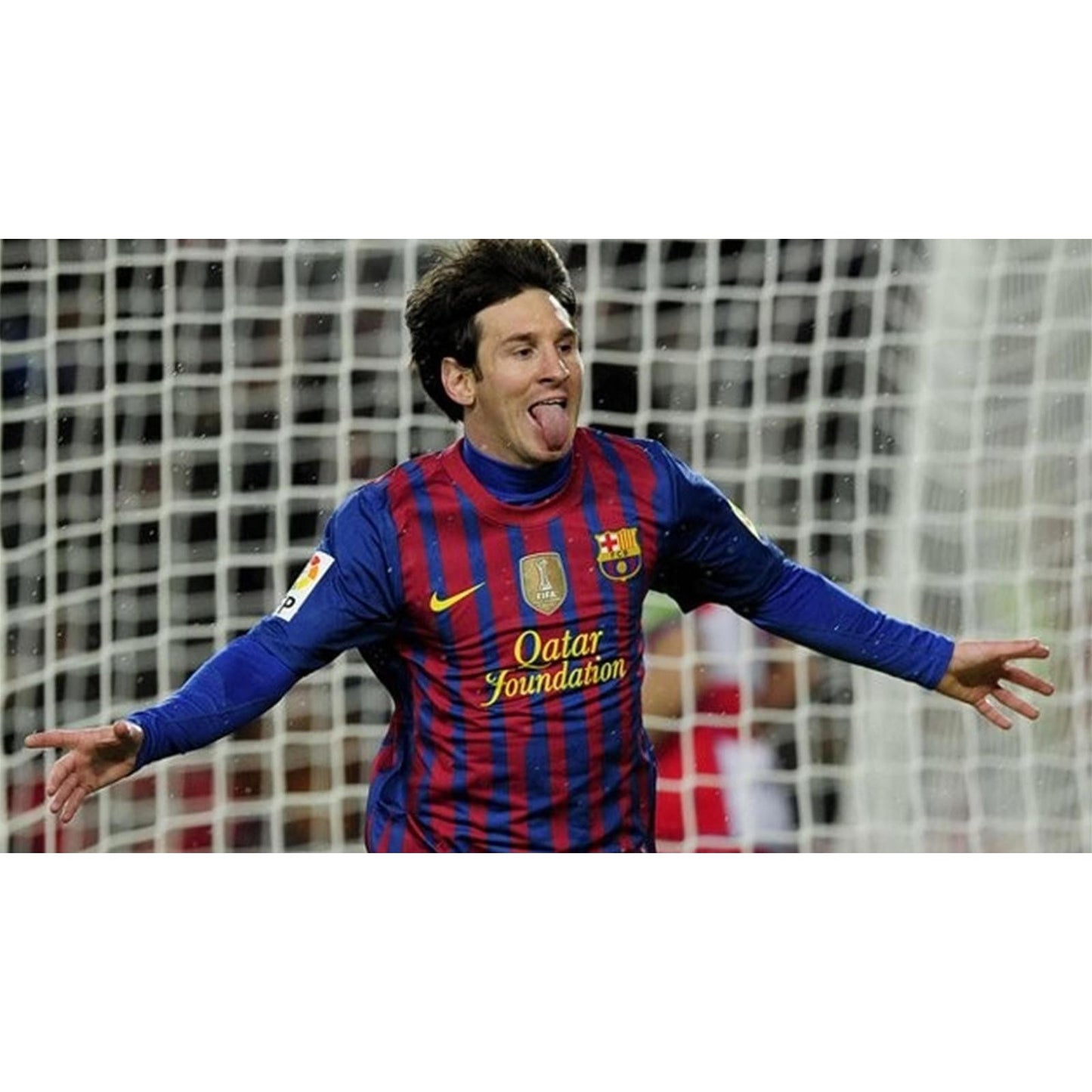 FC Barcelona 2011-12 Home Lionel Messi Jersey - Men's XL