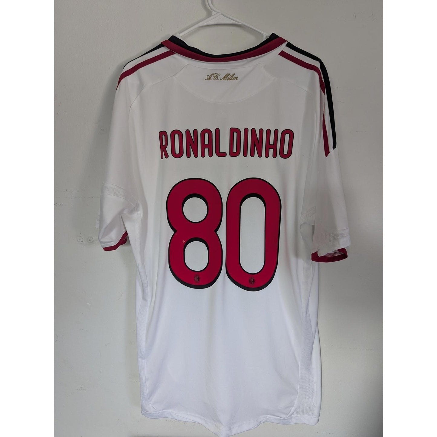 2009-10 AC Milan Ronaldinho Away Jersey — Men’s XL
