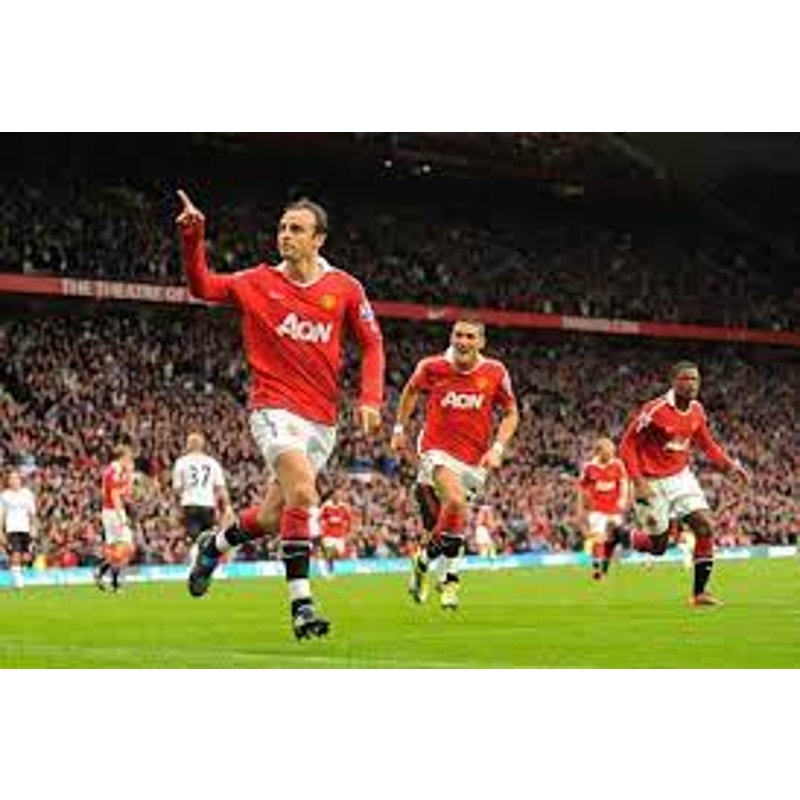 Manchester United 2010–11 Home Berbatov Jersey – Men’s Large | EPL Fully Patched Nike Shirt