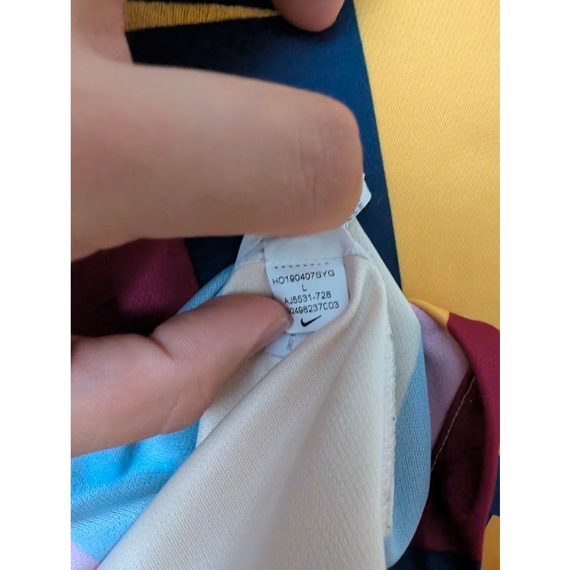 Barcelona 2019-20 away Messi yellow jersey - photo 3