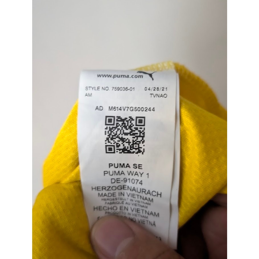 Borussia Dortmund 2021-22 Home Erling Haaland Jersey Men's Medium Patched