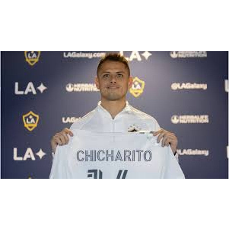 LA Galaxy 2019-20 Home Chicharito Jersey Men's Large Authentic Adidas Kit White