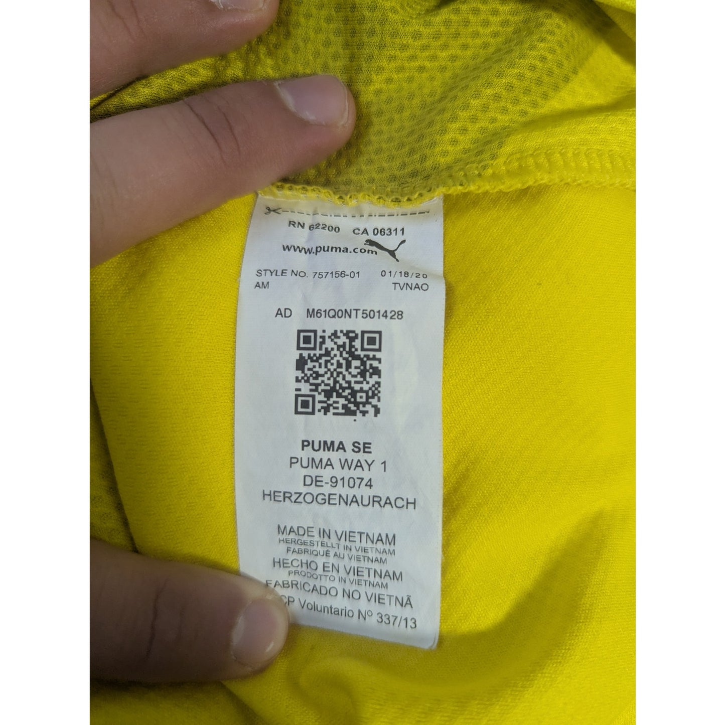 Borussia Dortmund 2020-21 Home Jude Bellingham Jersey - Men's Large