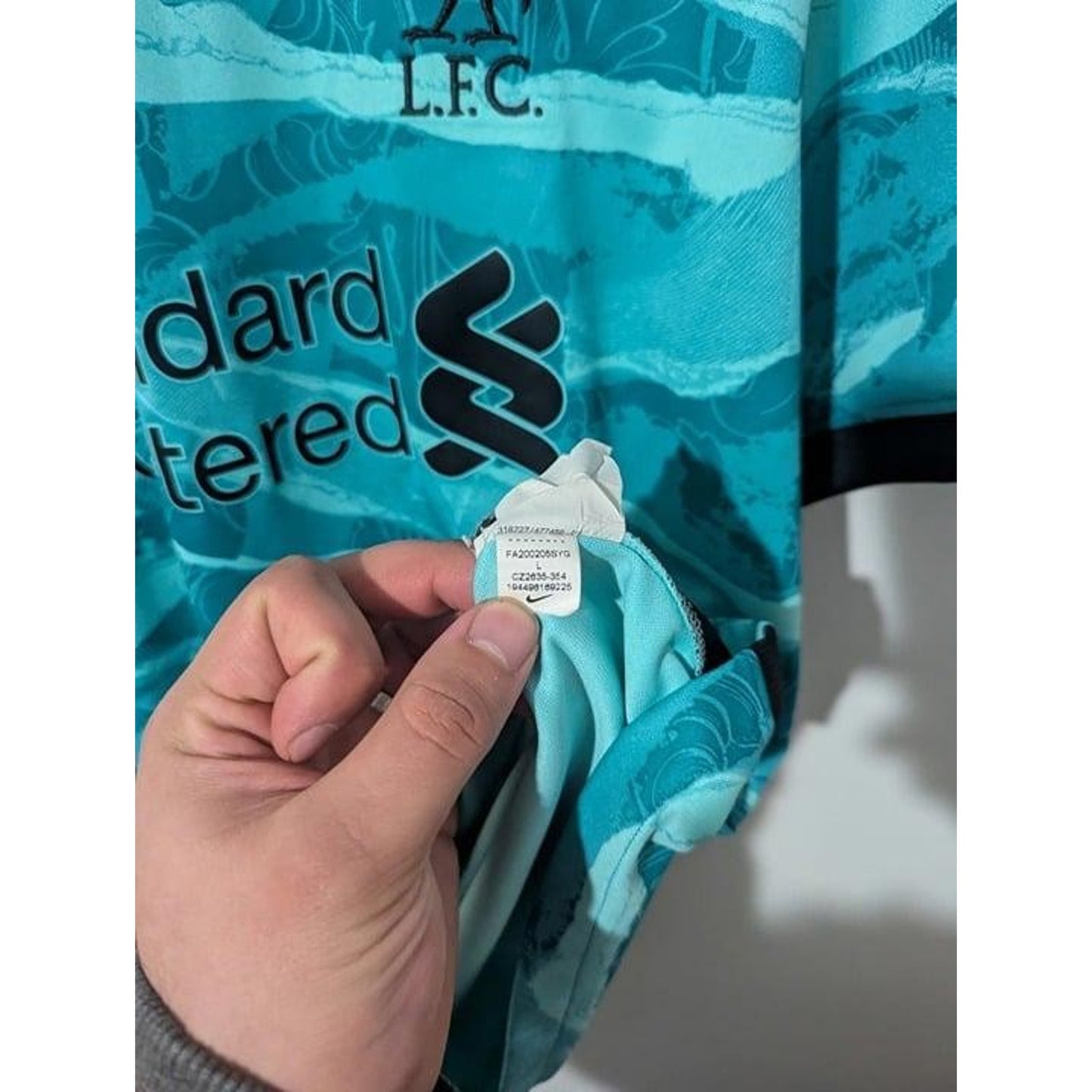 Liverpool 2020-21 Away Mohamed Salah Jersey - Men's Large