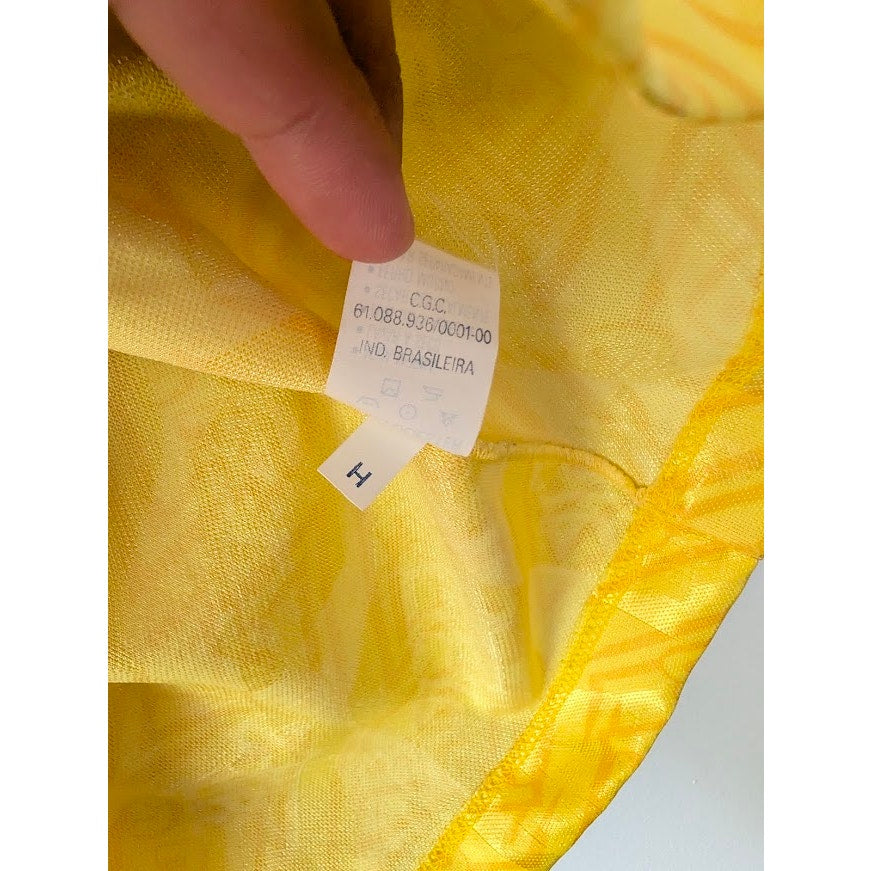 Brazil 1992-93 Home Jersey Mens Large Vintage Umbro Authentic Yellow Rare