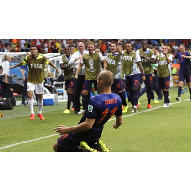 Netherlands 2014 Away Arjen Robben Jersey - Men's XL