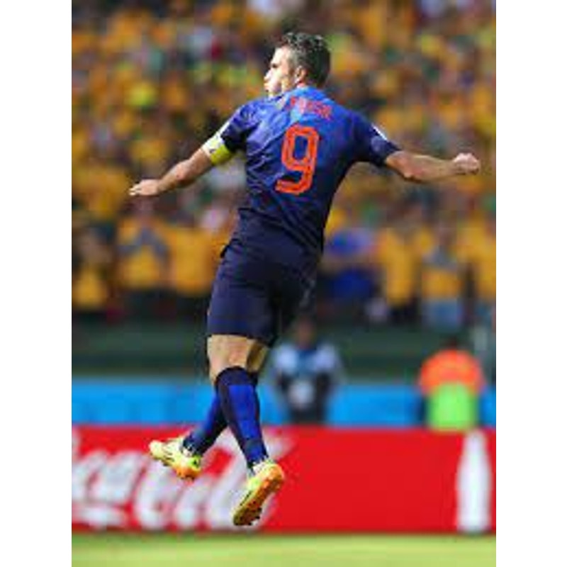 Netherlands 2014 Away Robin Van Persie Jersey - Men's Large
