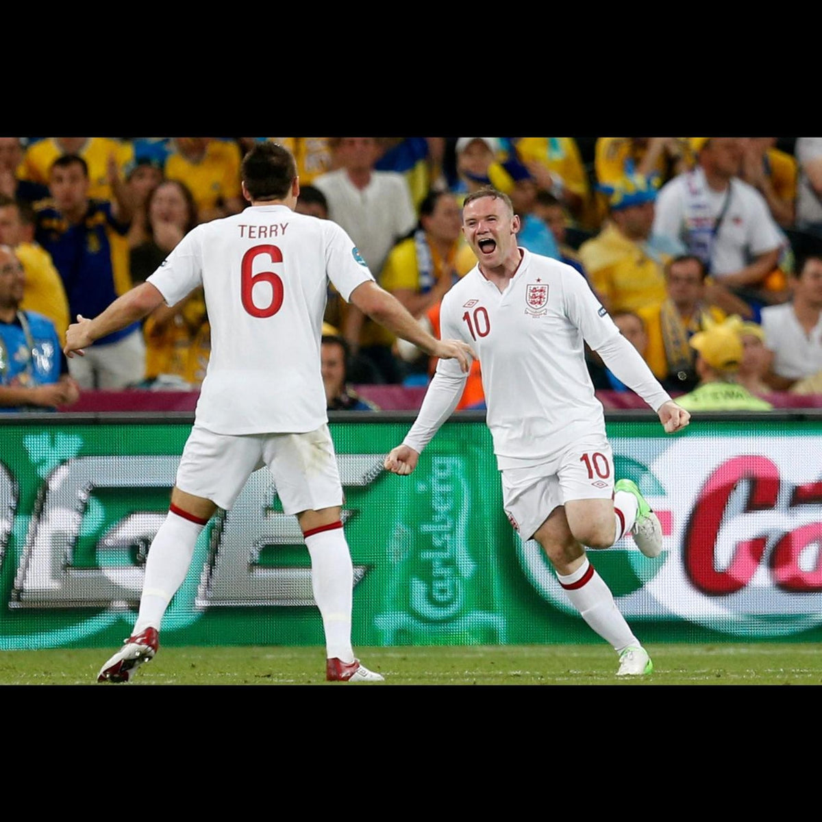 England 2012 Home Rooney Jersey – Men’s XL | Umbro Euro Era Football Shirt