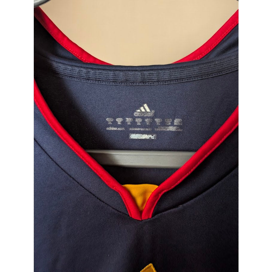 Spain 2010 Away Andres Iniesta Jersey Men's XL WC Final Patch
