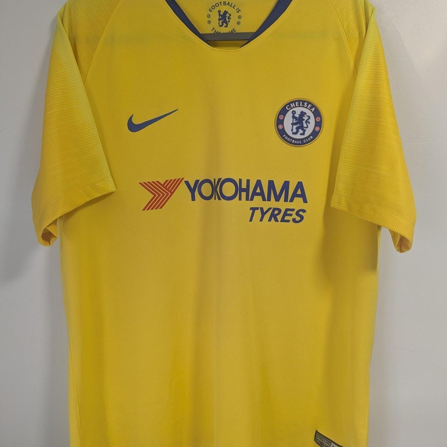 Chelsea 2018-19 Eden Hazard Away Jersey XL – Rare Authentic Nike Kit (Yellow)