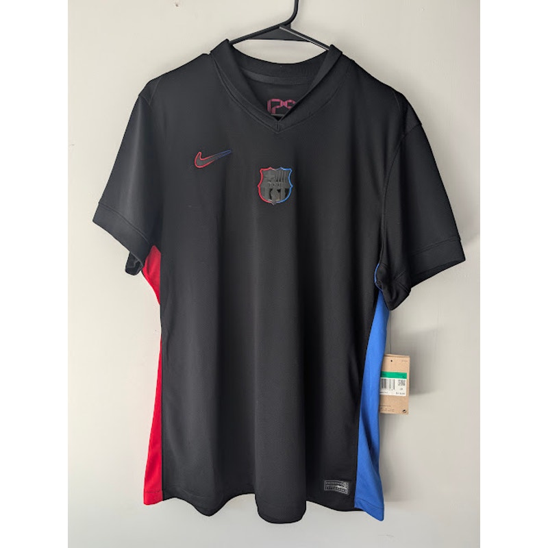 FC Barcelona 2024-25 away women's jersey, Nike, black and red, women's XL
