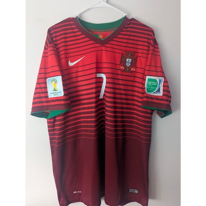 Portugal 2014 Cristiano Ronaldo Home Jersey Men’s XL Nike World Cup Soccer Shirt