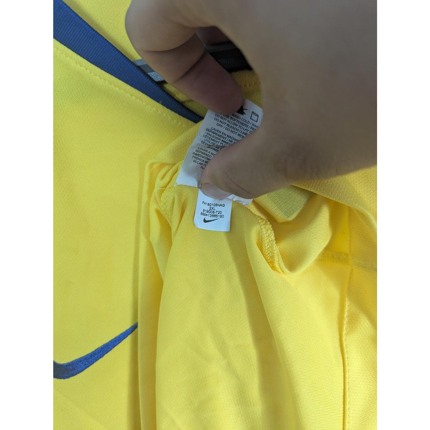Chelsea 2018-19 Eden Hazard Away Jersey XXL – Rare Authentic Nike Kit (Yellow)