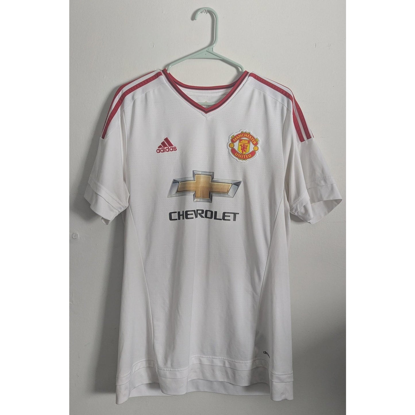 Manchester United 2015-16 Away Rooney Jersey Men’s Large – Authentic Adidas Kit