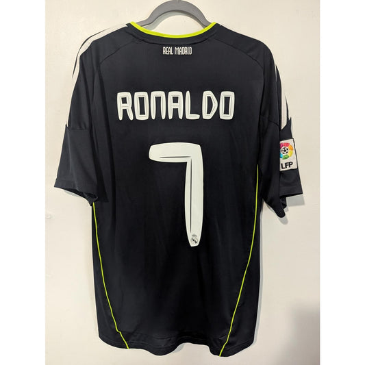 Real Madrid 2010 Away Ronaldo Jersey Men's Large - 2nd Slide - Authentic Adidas