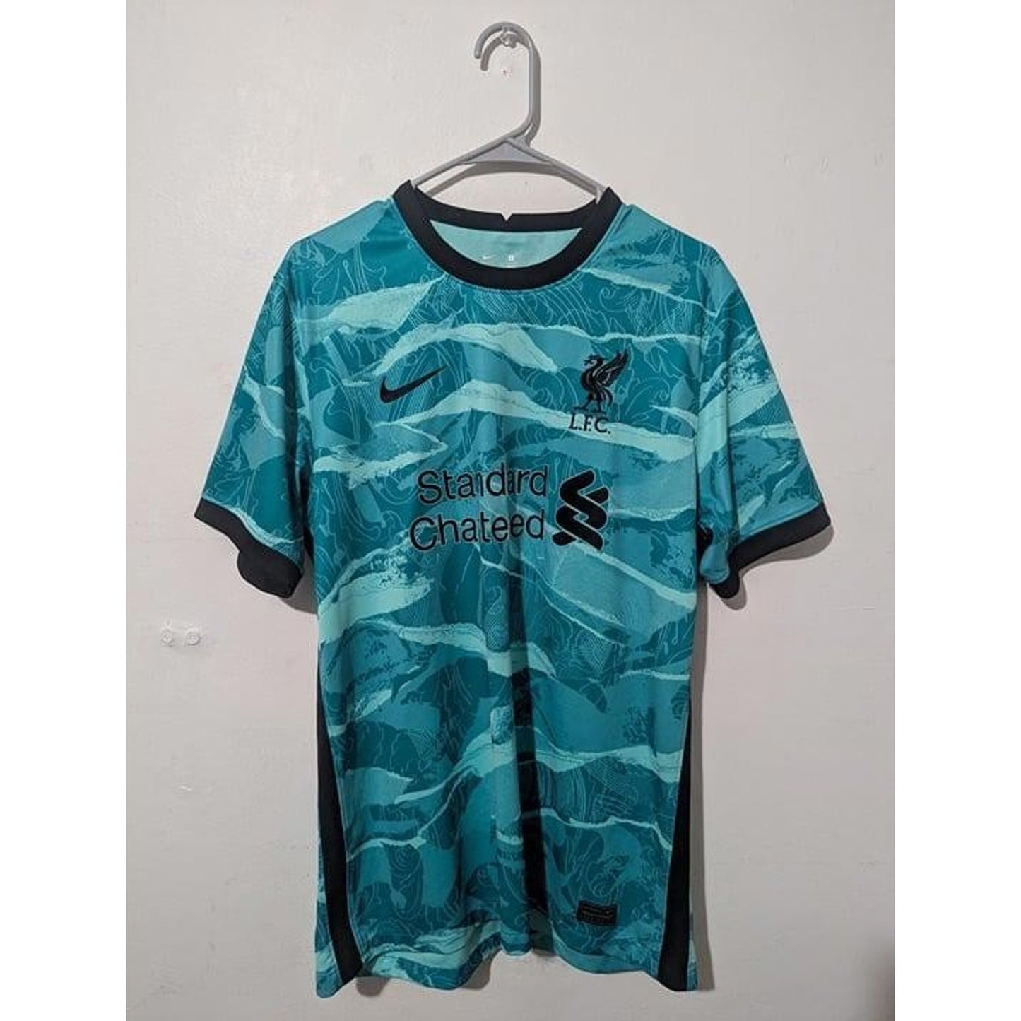 Liverpool 2020-21 Away Mohamed Salah Jersey - Men's Large