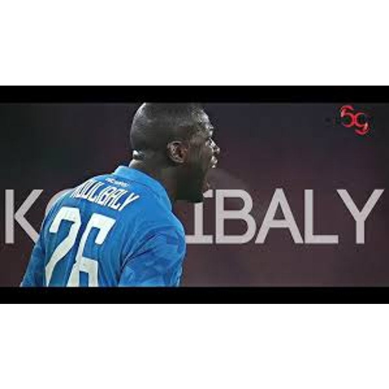 SSC Napoli 2018-19 Koulibaly Home Jersey Men’s XL Authentic Kappa Soccer Shirt