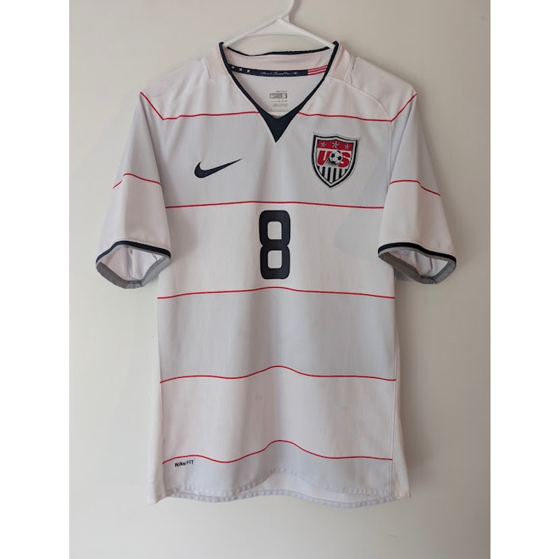 USA 2008 Home Clint Dempsey #8 Jersey Mens Small Nike Vintage USMNT