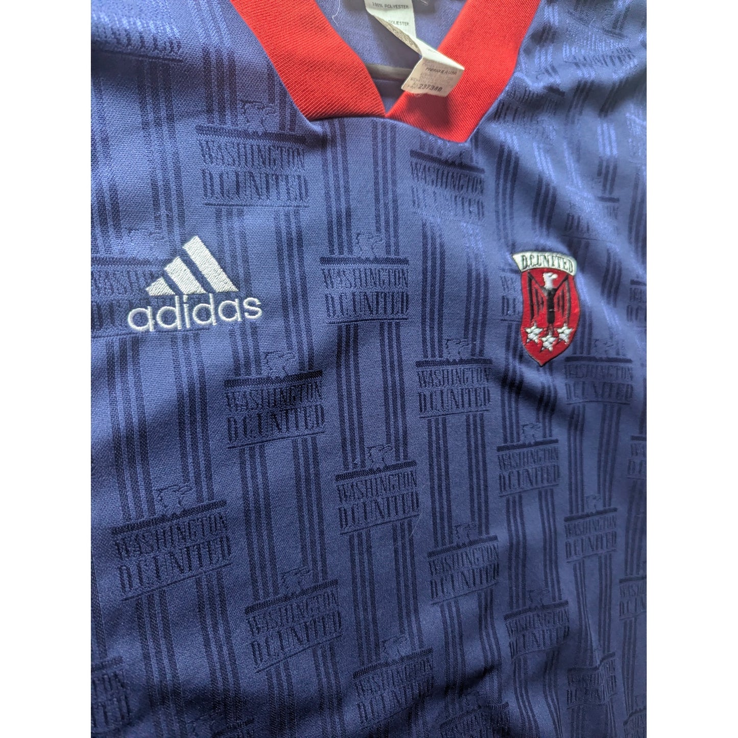 DC United 1997 Third Vintage Jersey – Men’s XL | Ultra Rare Adidas Early MLS Football Shirt