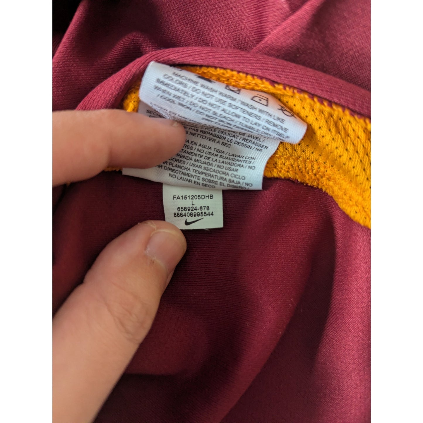 AS Roma 2015-2016 Home Salah Jersey - Men's Large