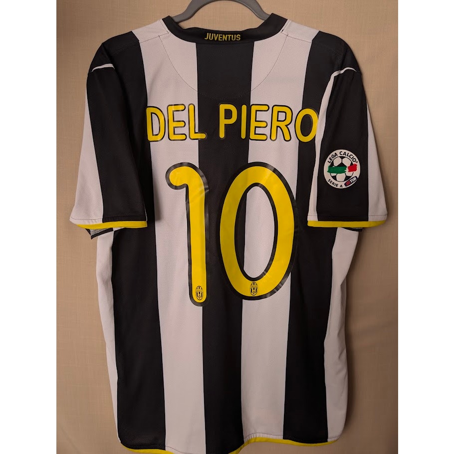 Juventus 2009-10 Home Alessandro Del Piero Jersey Mens Large Nike Serie A Fully Patched