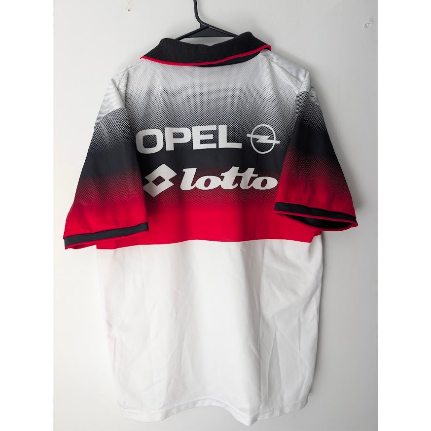 AC Milan 1997-98 Lotto Opel Training Shirt Men's XL Made in Italy