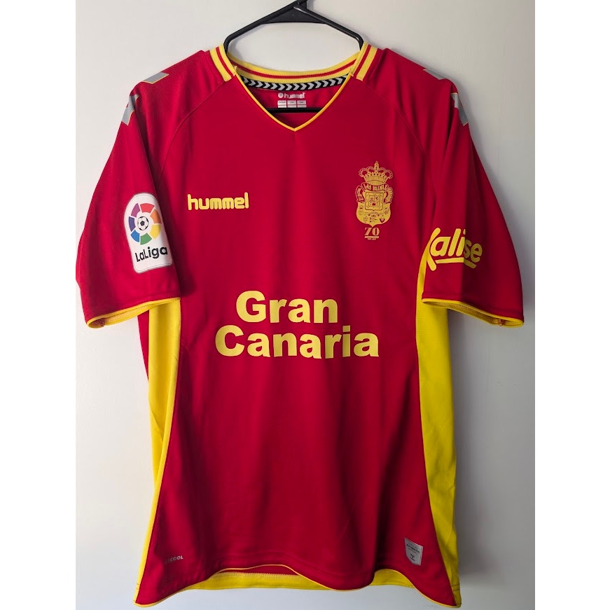 Las Palmas 2019-20 Away Pedri #28 Jersey Mens Large Hummel La Liga 2 Patched