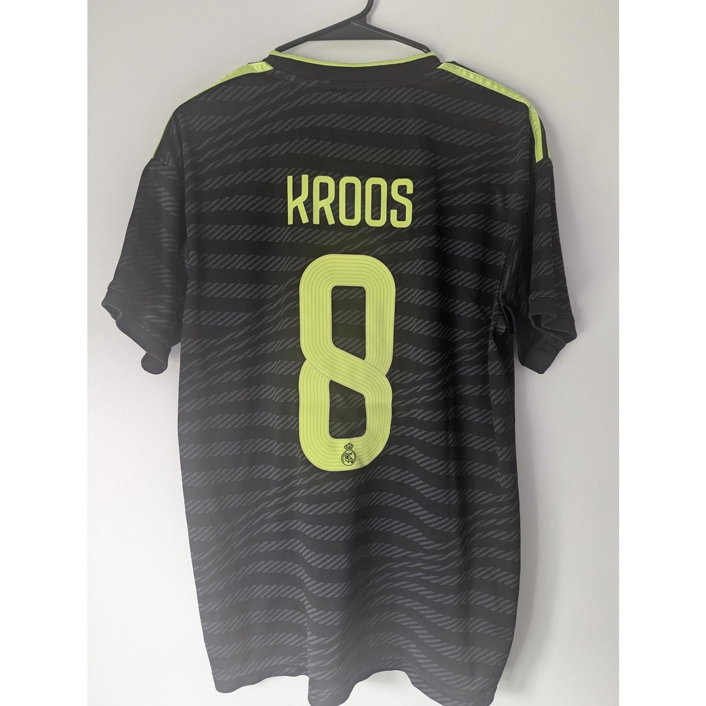 Real Madrid 2022-23 Third UCL Kroos Jersey Men's Large Authentic Adidas Kit