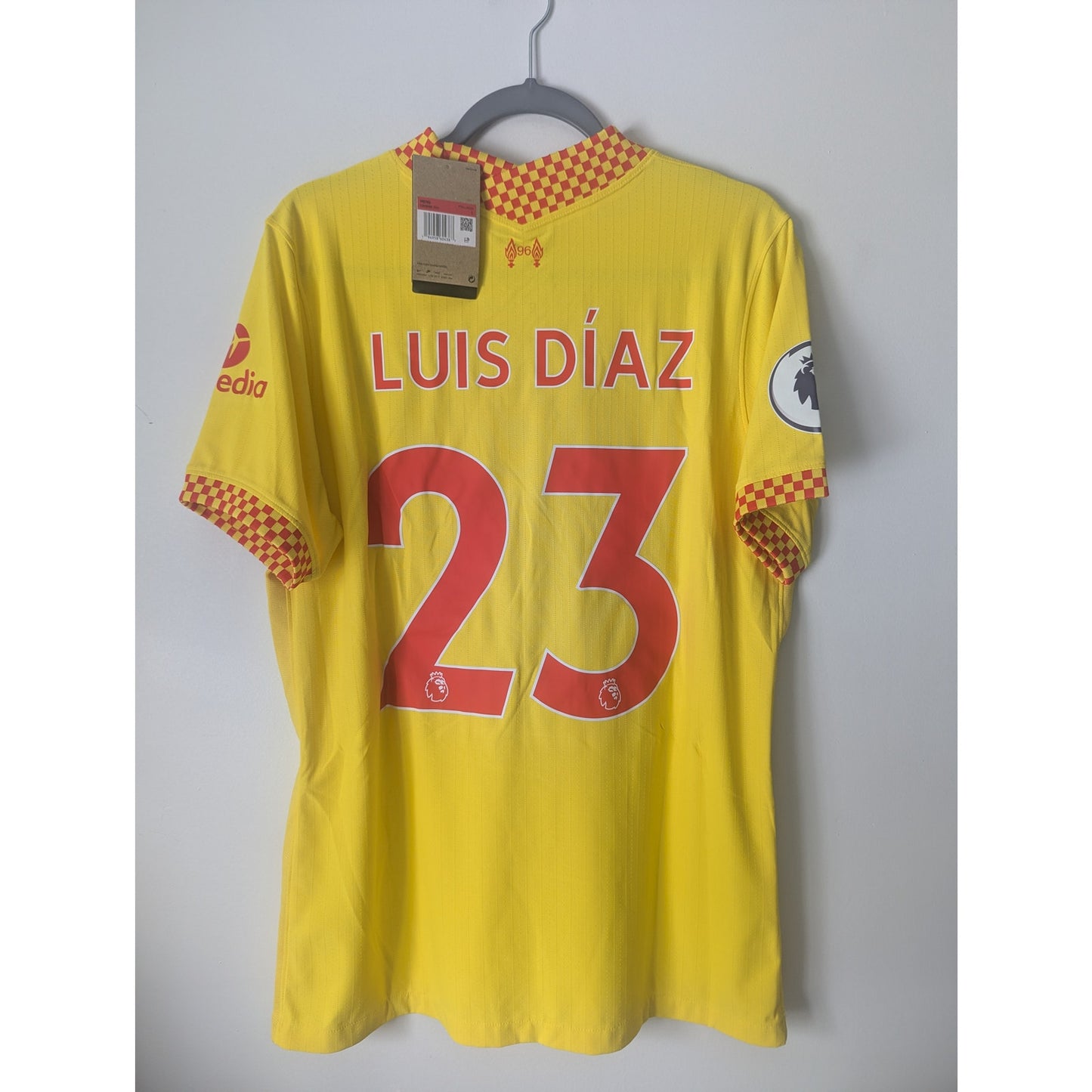 Liverpool 2021-22 Luis Diaz Third Jersey Men’s Large Nike ADV Player Shirt NWT