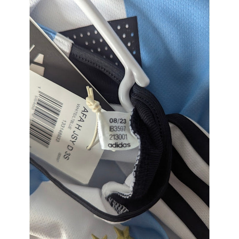 Argentina 2022 Home Messi Jersey – Men’s Large | NWT World Cup Fully Patched Shirt