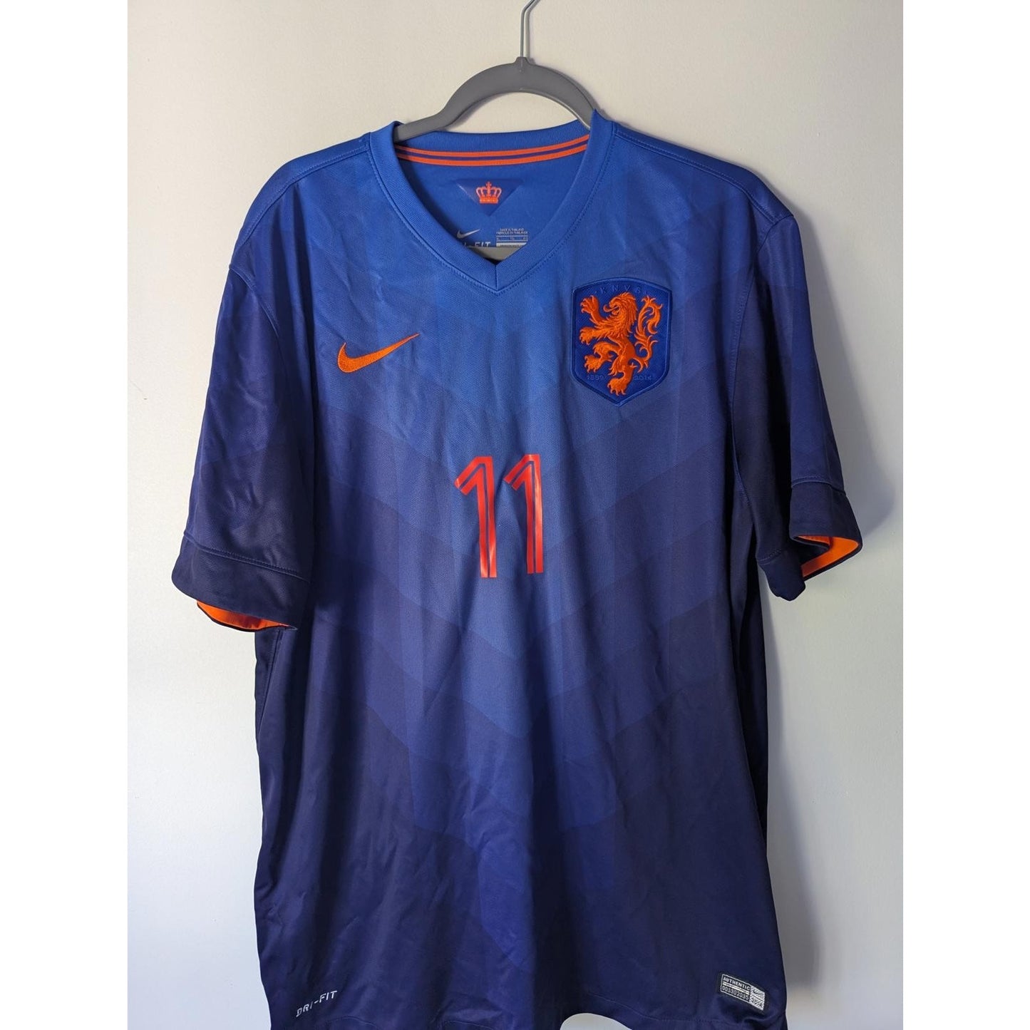 Netherlands 2014 Away Arjen Robben Jersey - Men's XL