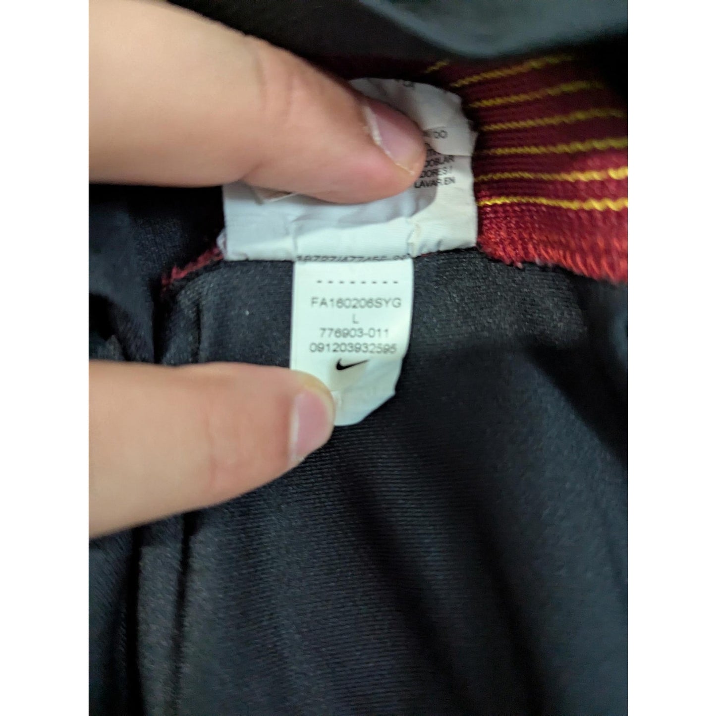 Manchester City 2016-17 Third Kun Aguero Jersey Men L Rare Authentic Nike Kit