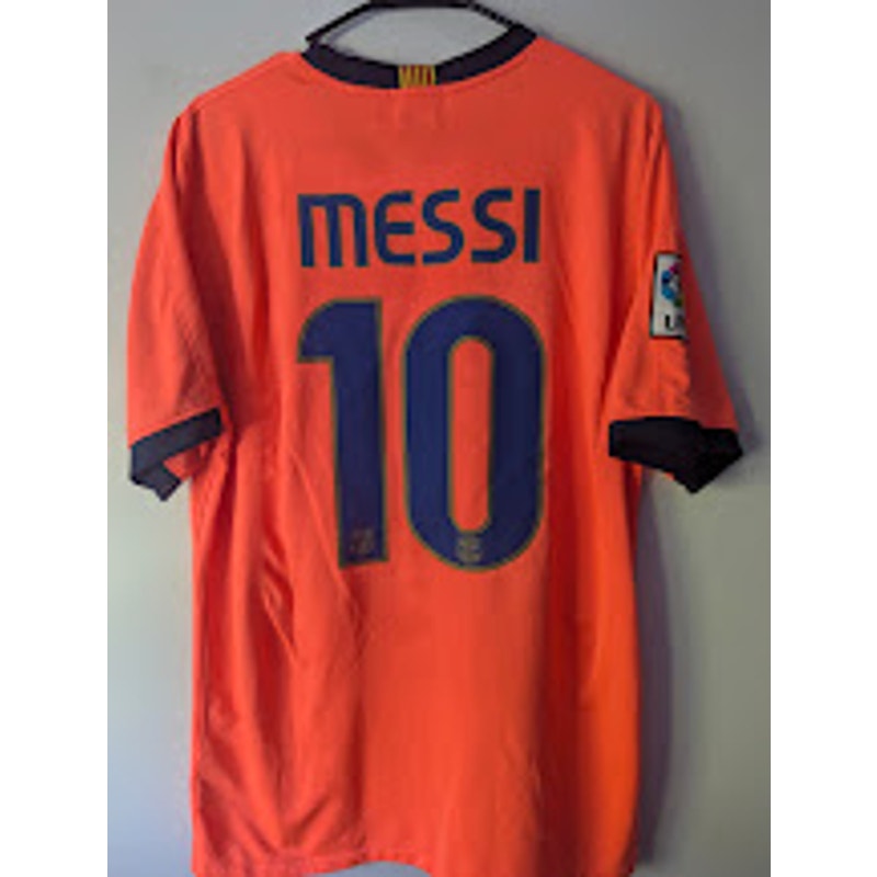 FC Barcelona 2010-11 Third Lionel Messi Jersey Men’s Large Nike Authentic