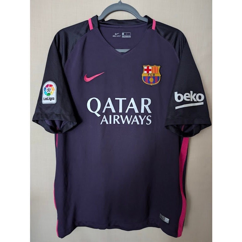 Barcelona 2016-17 away Suarez purple jersey - photo 2