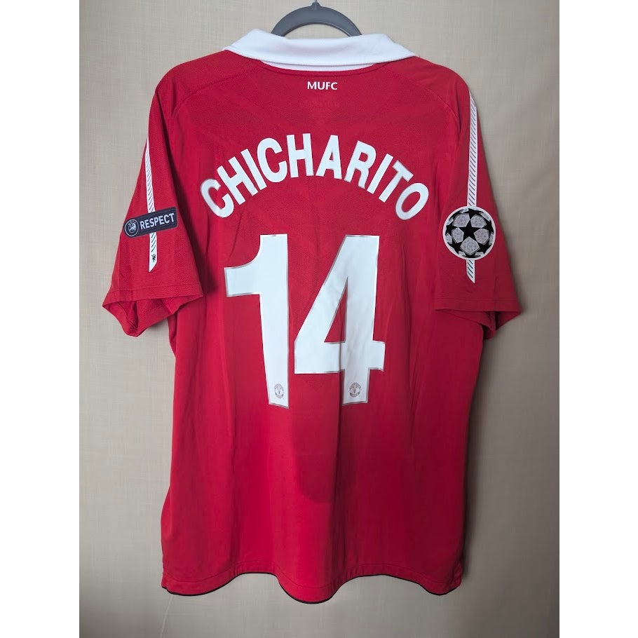 Manchester United 2010-11 home Chicharito jersey, Nike, men's XL