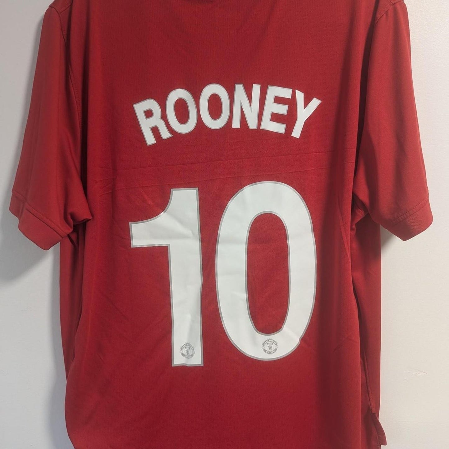 Manchester United 2010-11 Home Rooney Jersey Men’s XL – Iconic AIG Era Nike Kit