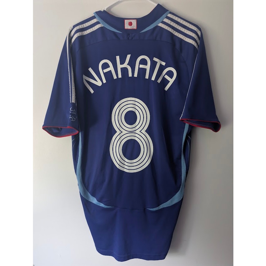 Japan 2006 Home Hidetoshi Nakata Jersey Men’s Large Adidas World Cup Soccer Shirt