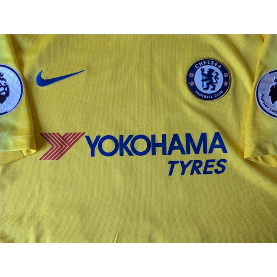Chelsea 2018–19 Away Hazard Jersey – Men’s XL | Premier League Patched Shirt
