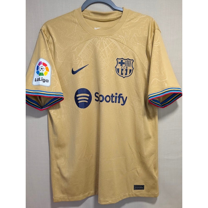 Barcelona 2022-23 away Pedri gold jersey - photo 2