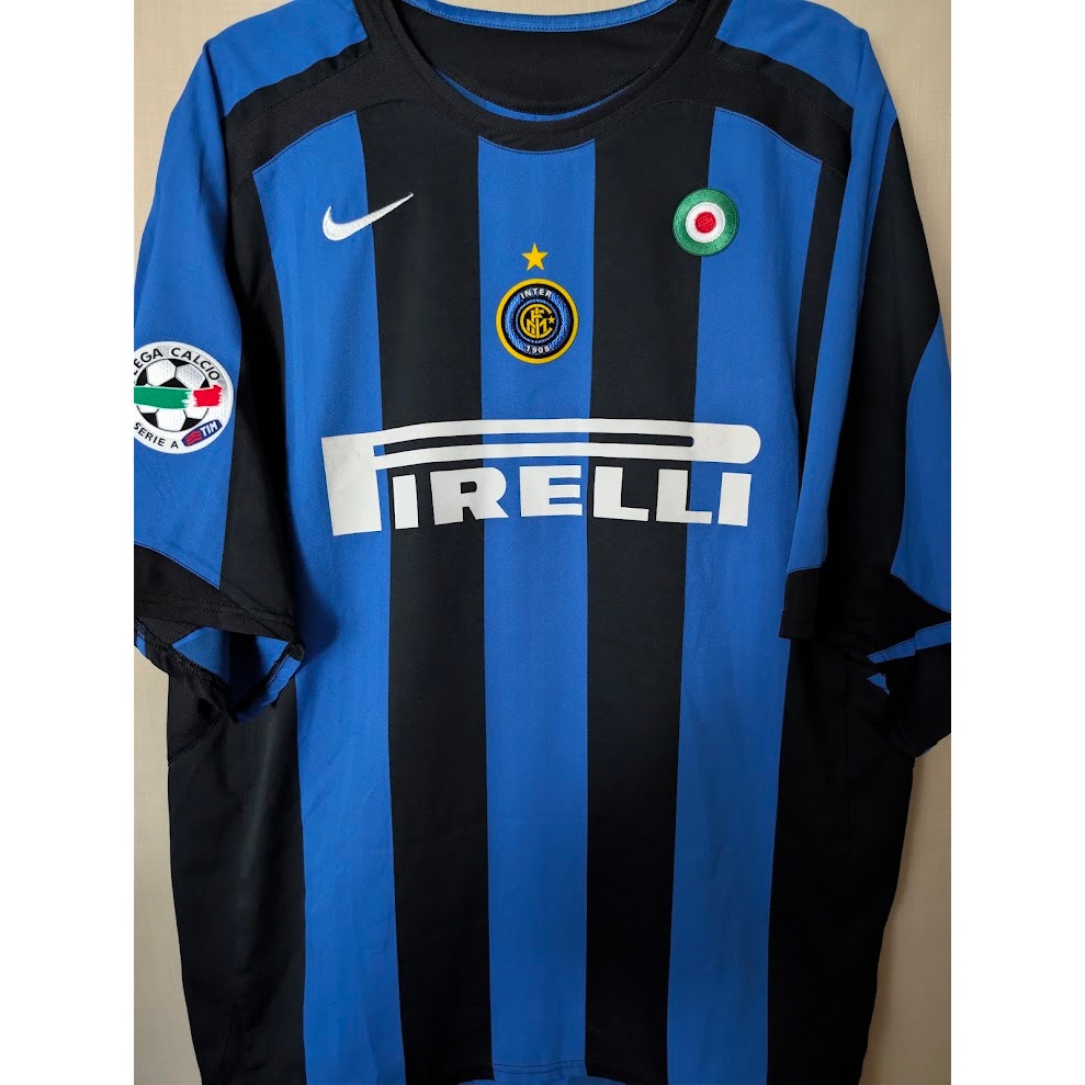 Inter Milan 2005-06 home Adriano jersey - photo 2