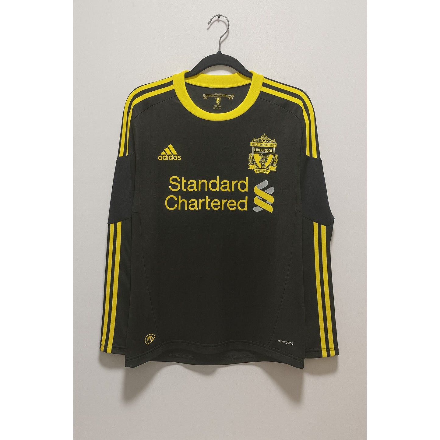 Liverpool 2010-11 Third Dirk Kuyt Jersey LS Men's Medium Authentic Adidas Kit