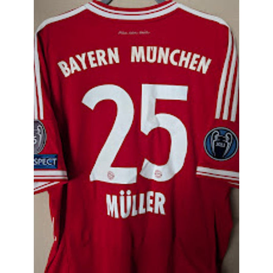 Bayern Munich 2013-14 home Thomas Muller jersey, men's XL