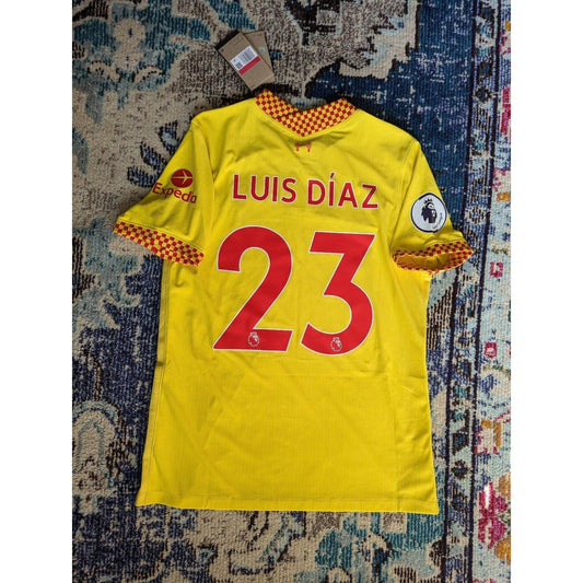 Liverpool Luis Diaz Soccer Jersey 2021-22 Third Nike ADV NWT Authentic Rare