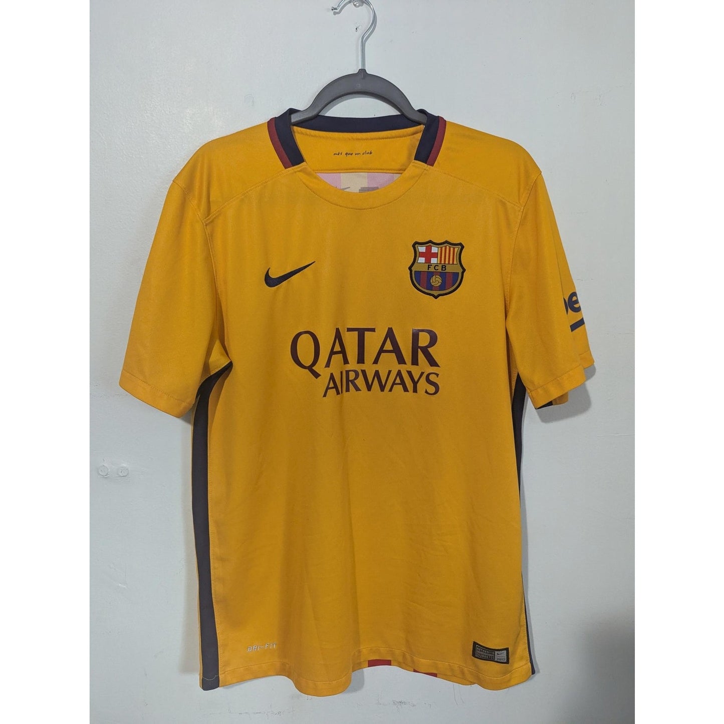 FC Barcelona 2015-16 Away Lionel Messi Jersey - Men's Large