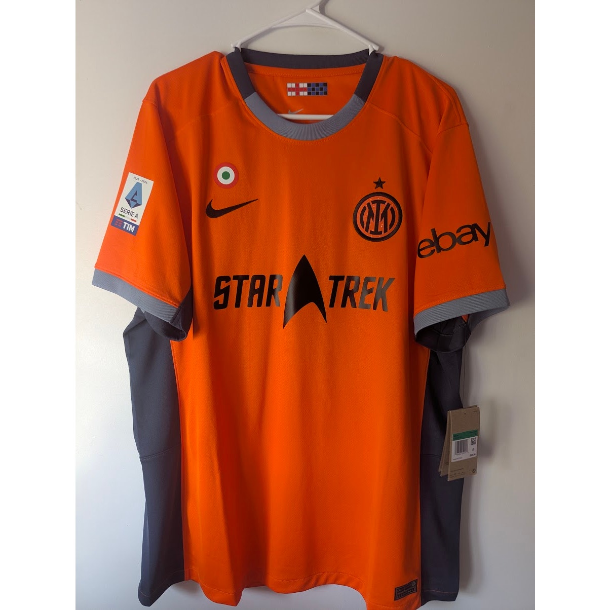 Inter Milan 2023-24 Third Lautaro Martinez Jersey Men’s XL NWT Star Trek Serie A Shirt