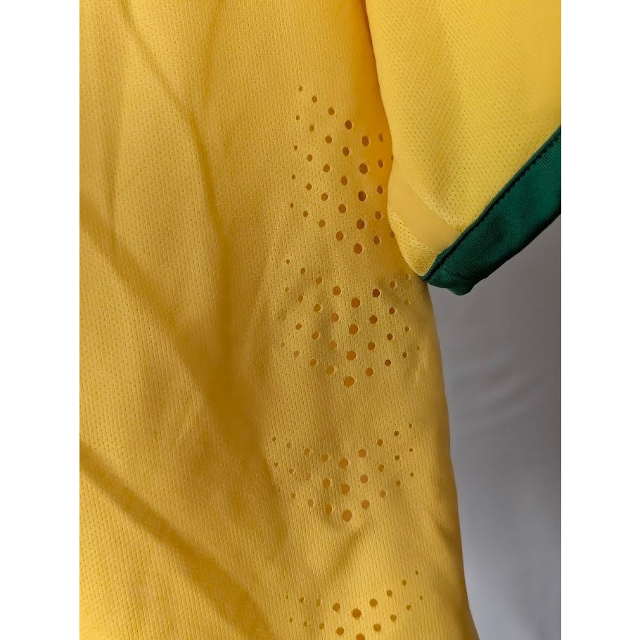 Brazil 2014 Home Neymar Jr Jersey Mens Large Nike Player Version World Cup Patched