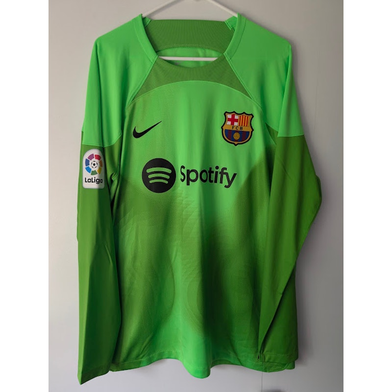 FC Barcelona 2022-23 GK Ter Stegen Jersey Men’s XL NWT Nike Goalkeeper Soccer Shirt