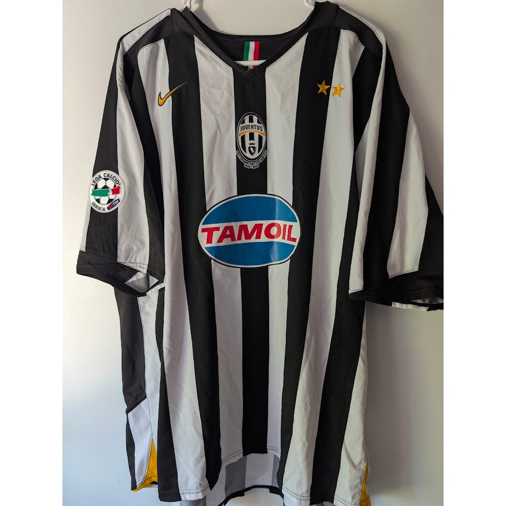 Juventus 2005-06 Home Zlatan Ibrahimovic #9 Jersey Mens XXL Nike Serie A Fully Patched
